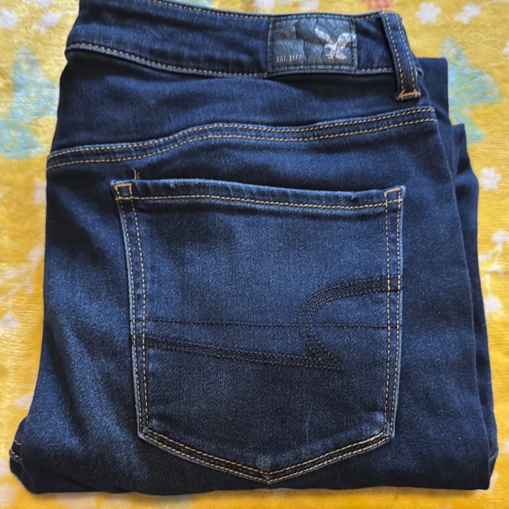 American Eagle Dark Blue Denim Jeans